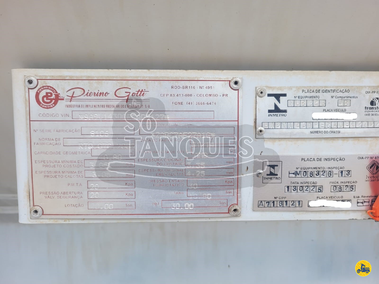 CARRETA SEMI-REBOQUE TANQUE AÇO Só Tanques e Carretas CURITIBA PARANÁ PR